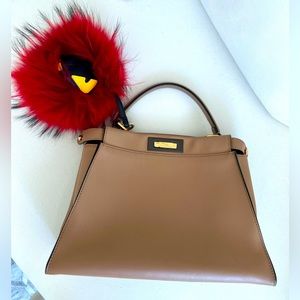 FENDI Peekaboo Medium with Monster Charm
